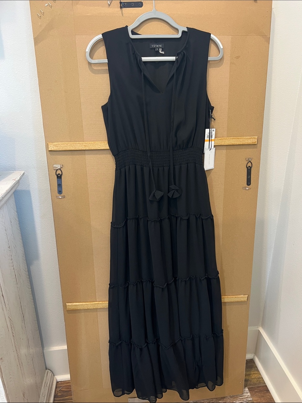 Lush Black Sleeveless Maxi Dress